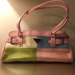 Pink Mutlixolored Purse